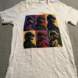 "Spielberg" Dino Pop Art T-Shirt - Size M